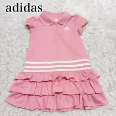 adidas 新品✨　ベビー フリルワンピース ピンク 2Tのサムネイル