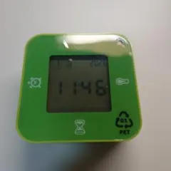 IKEA デジタルアラーム時計 緑　KLOCKIS