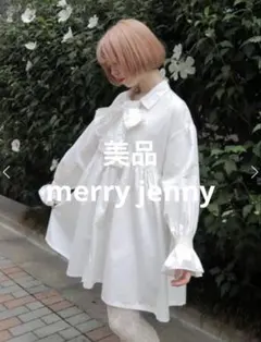 美品 HONEY MI HONEY ハニーミーハニー ジャガード ミニワンピース