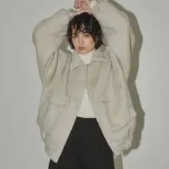 lian / シャギーフライトジャケット/アウター