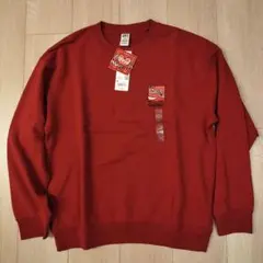 ユニクロ コーラ キース・ヘリング 赤 レッド スウェット トレーナー Мサイズ