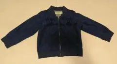 SLAP SLIP スラップスリップ ブルゾン 100cm ネイビー フリル
