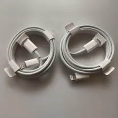 Apple社　ケーブル（未使用　2本）