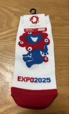 Expo2025ミャクミャク柄ソックス 23-25cmオフィシャルライセンス商品