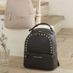 Maison de FLEUR スタッズ付きリュック