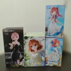 五等分の花嫁　フィギュア　一花　二乃　四葉　五月