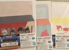 名探偵コナン 一番くじ E賞 メモパッド レターセット 3点