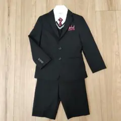 【美品】コムサデモードフィユ フォーマルスーツセットアップ 120 6点セット