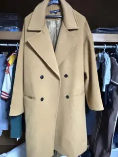 GLAMOUR キャメルダブルブレスト ロングコート 2 #メルカリでハロウィン