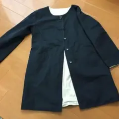 エフデ　ノーカラージャケット　トレンチコート　リバーシブルジャケットのサムネイル