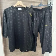 YONEX ドット柄 上下セット　サイズL