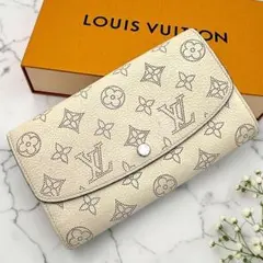 【美品】 ルイヴィトン 財布　長財布　モノグラム マヒナ ポルトフォイユ イリス