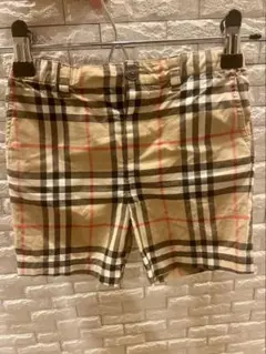 BURBERRY ベビー・キッズ/チェック柄ハーフパンツ（2Y/92cm）