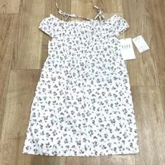 新品タグ付きELLE 花柄ワンピース 100 半袖 キッズのサムネイル