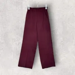 GRL/グレイル　センタープレスストレートパンツ　ボトムス　美脚効果　S