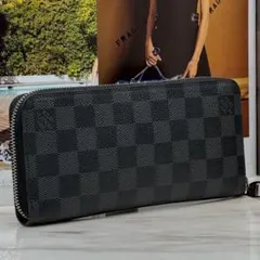 極上品 ルイヴィトン ダミエグラフィット ジッピーオーガナイザー 財布 