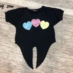 Betty 前結びハートサテン 三色トップス160のサムネイル