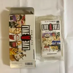 【箱、説明書のみ】LIVE A LIVE（ライブ・ア・ライブ）スーパーファミコン