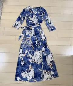 最終価格!グレースコンチネンタル　フラワープリントフリルガウン フラワープリントフリルワンピース / GRACE CONTINENTAL | GRACE