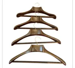NAKATA HANGER ナカタハンガー 木製ハンガー 5本セット 茶 - メルカリ