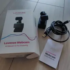 美品♡Lovense Webcam AI機能搭載4K　動画配信用Webカメラ