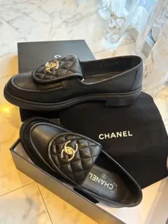 ▲未使用/保管品 シャネル CHANEL ターンロック ローファー マトラッセ Yahoo!オークション - CHANEL シャネル CC ターンロック