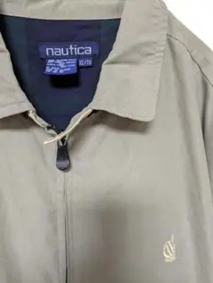 90s NAUTICA 香港製 スイングトップ XL 襟裏黄 身幅72 短丈のサムネイル