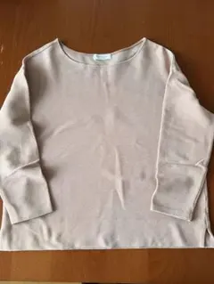 【11月末迄】　BEAUTY & YOUTH ベージュピンク　長袖　ストレッチ