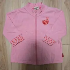 ミキハウス ピンク トレーナー アウター　80センチ