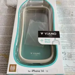 iPhone 14/13 耐傷・耐衝撃 クリアケース グレージュ