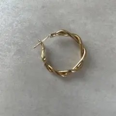 片方のみ❗️フープピアス S925サージカルステンレス キャッチレス ツイスト