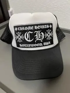 CHROME HEARTS トラッカーキャップ ホワイト/ブラック