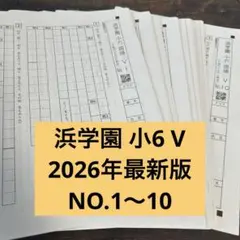 未記入　浜学園　小6マスターコース国語　Vクラス　実力〜No.39 2024年度 2026年最新】浜学園Vクラスの人気アイテム - メルカリ