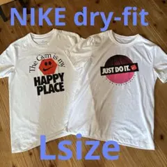 ナイキ　ドライフィット　NIKE dry-fit Tシャツ　L