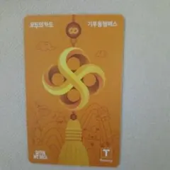 Tmoney 気候同行パス　一枚