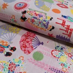 ❤お値下げしました❤☘️艶やか舞子さん☘️１ｍ【和柄】☘️カットクロス