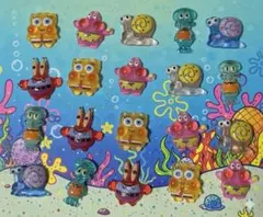 ネイルパーツ　スポンジボブ