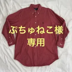 【Ralph Lauren】 チェックシャツ(XL程度)