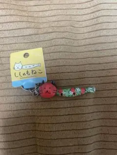 ししゃもねこ アクリルキーホルダー 赤