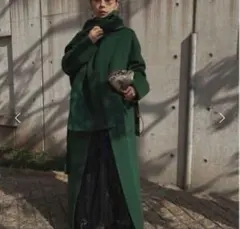 AMERI アメリ STAND COLLAR SCARF COATのサムネイル