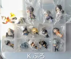 アニメキャラ マスコットフィギュア付 キーホルダー/ストラップ 15種セット