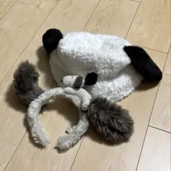 ユニバ スヌーピー バケハ カチューシャ USJ