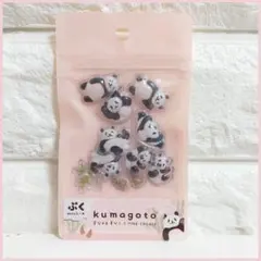 PINE CREATE ぷくdecoシール kumagoto パンダ