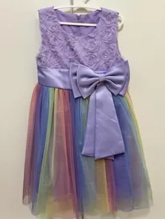 ラベンダー　ドレス　120cm