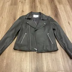 美品 ユナイテッドアローズ ダブル ライダース ジャケット M ブラック