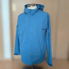 GLOBAL WORK ライトブルーパーカー 薄手　メンズM