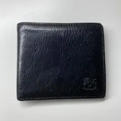 イルビゾンテ　二つ折り財布　黒　 ILBISONTE