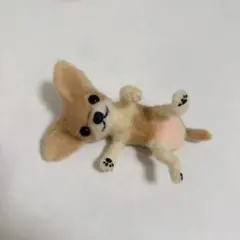 犬　チワワ　人形　ハンドメイド　羊毛フェルト　ワンちゃん　ぬいぐるみ　置き物