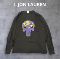 L JON LAUREN Tシャツ ブラック 長袖