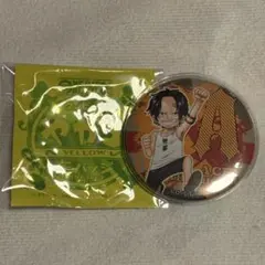 ワンピース 麦わらストア 輩缶バッジ yellow エース